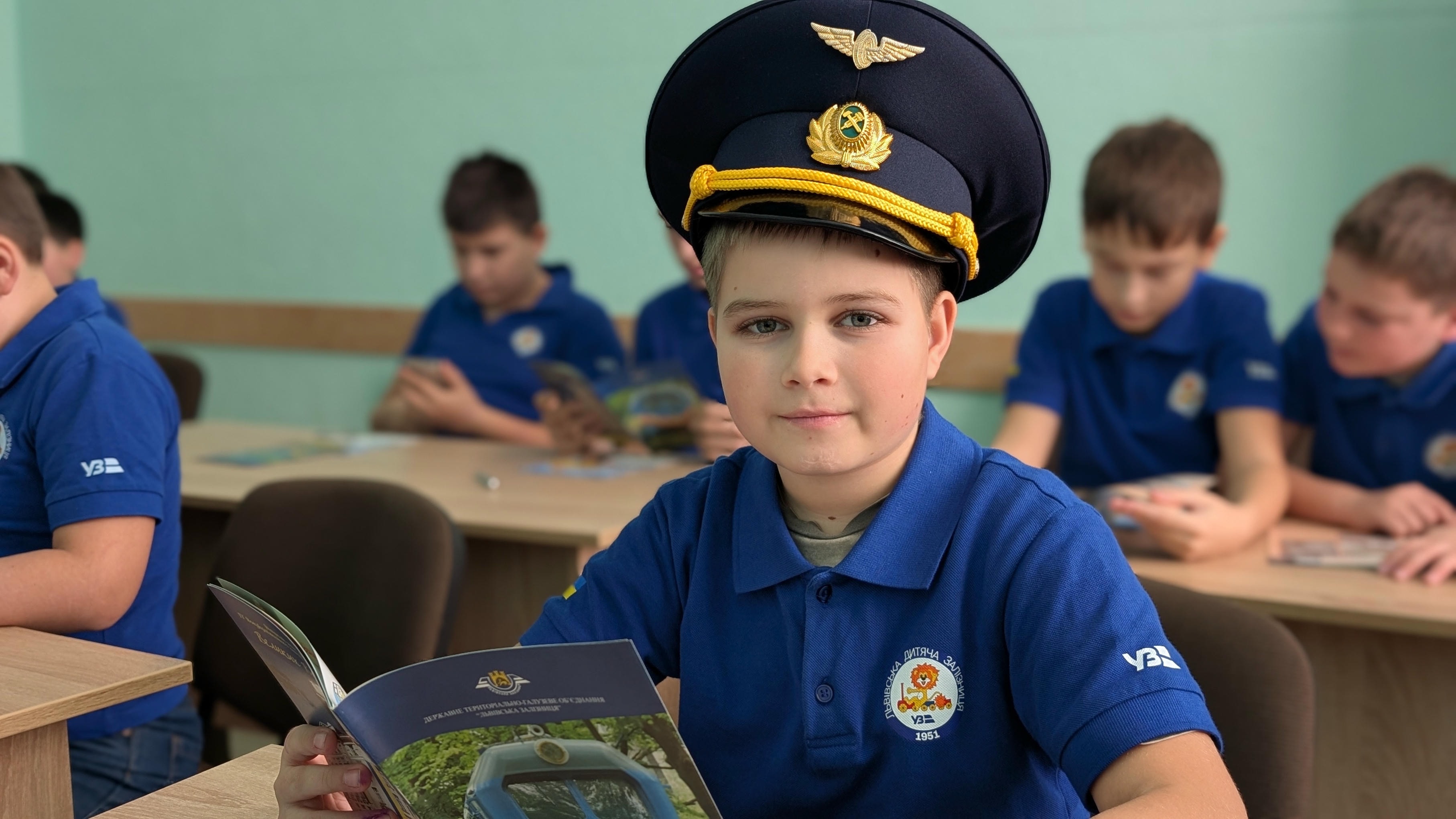 Групове фото дитячої залізниці