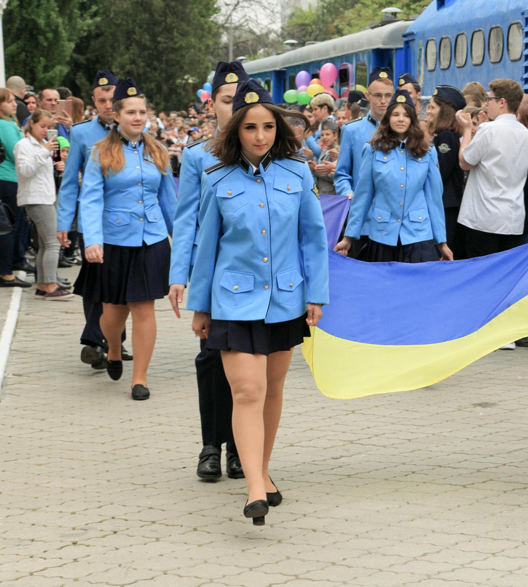 Групове фото дитячої залізниці