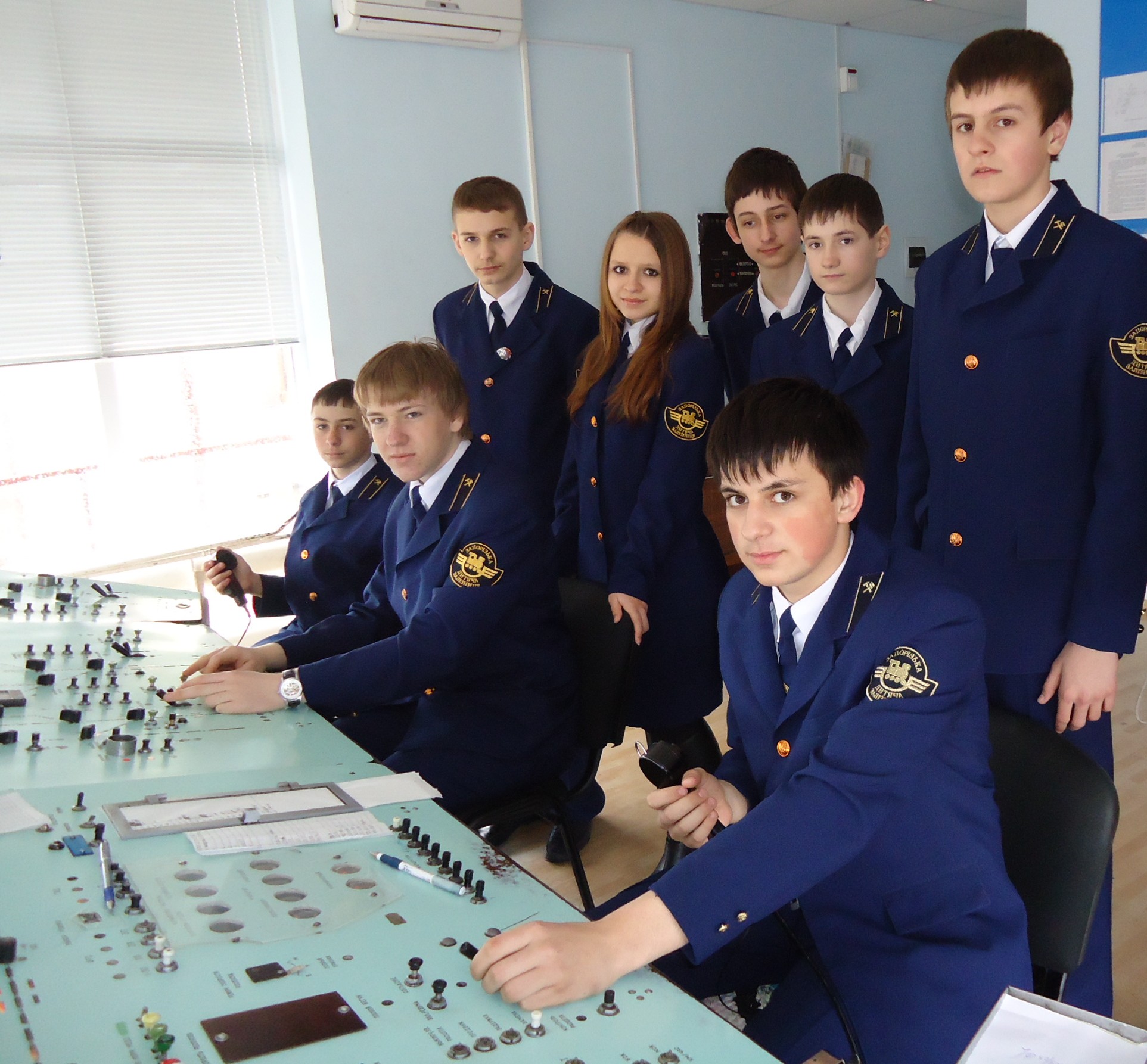 Групове фото дитячої залізниці